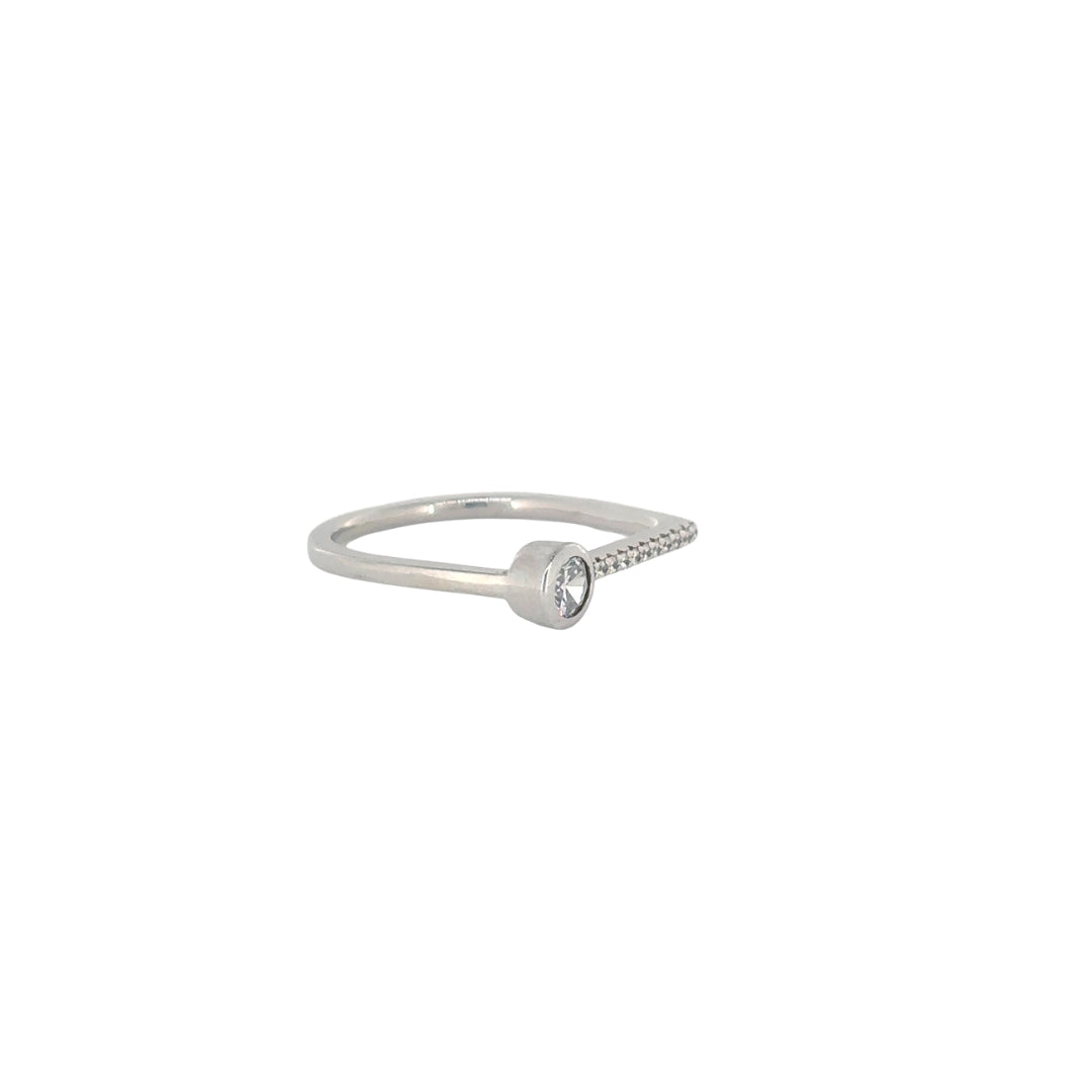 Silver Square Ring women