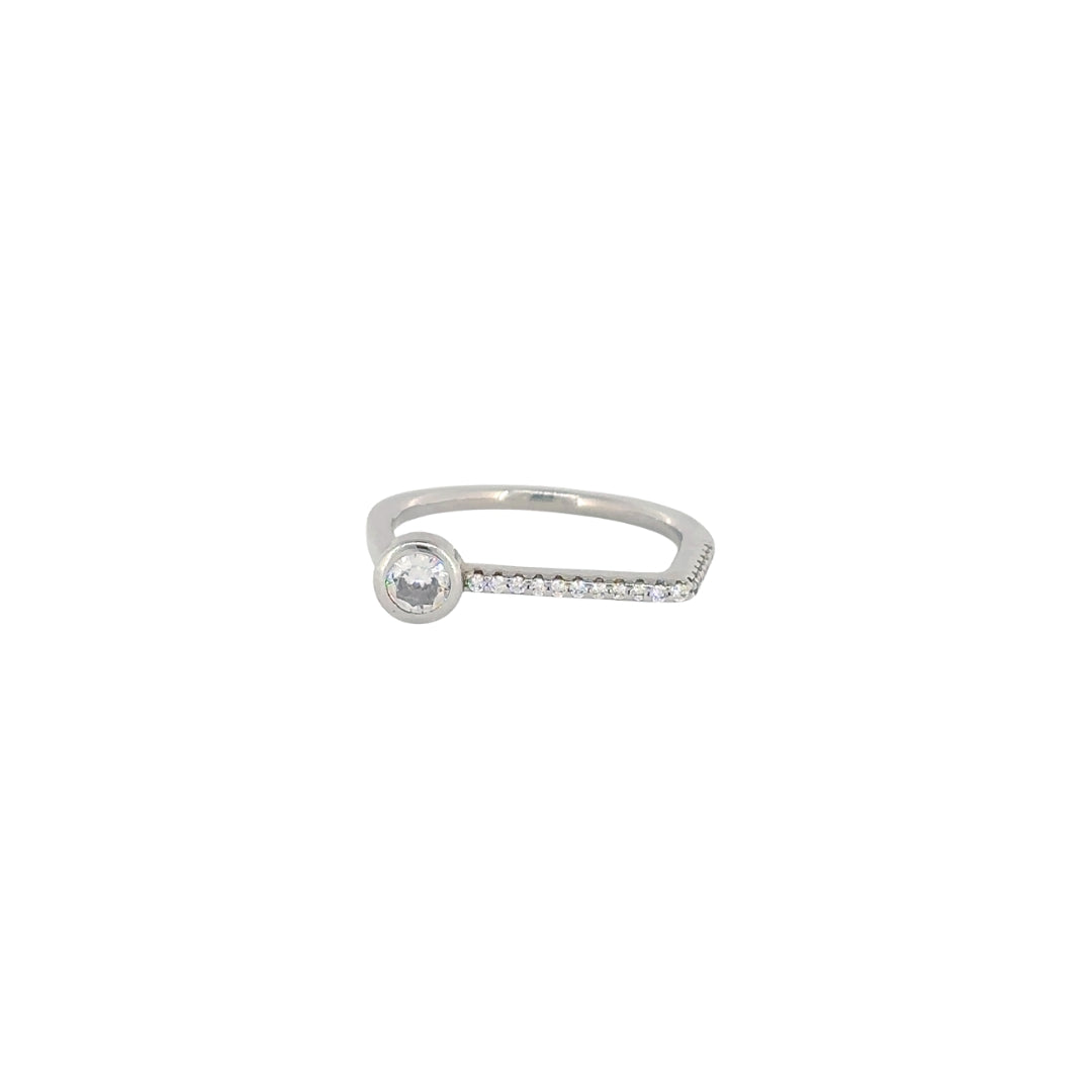 Silver Square Ring women