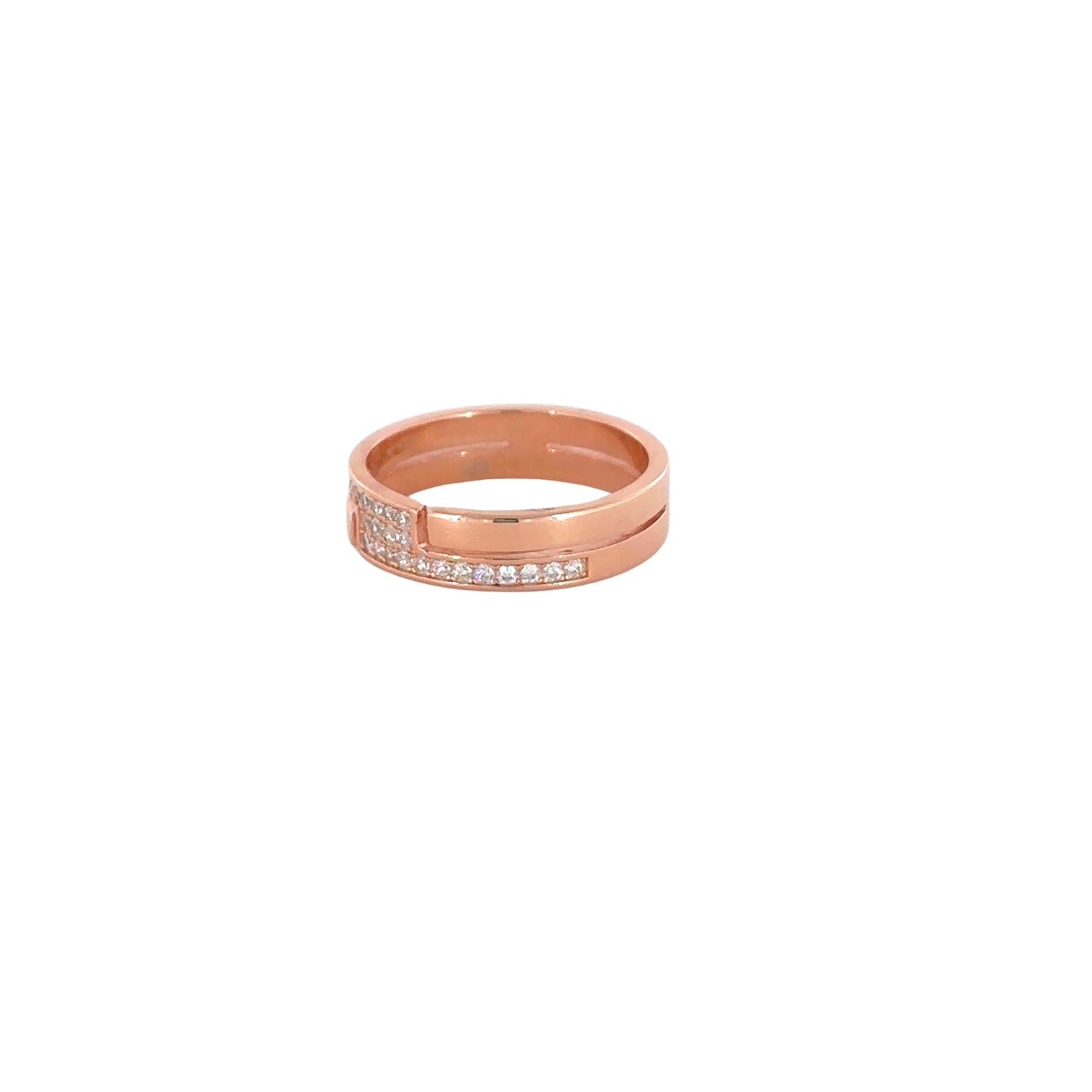 Sterling Silver Rose Gold Ring