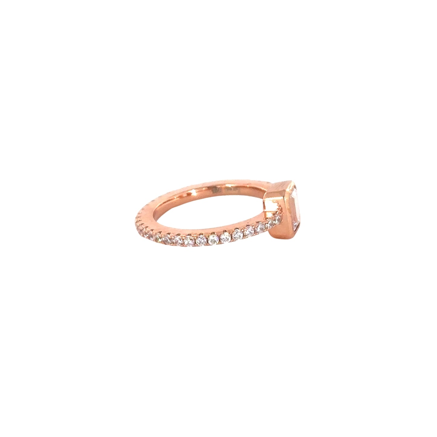 Sterling Silver Rose Gold Ring