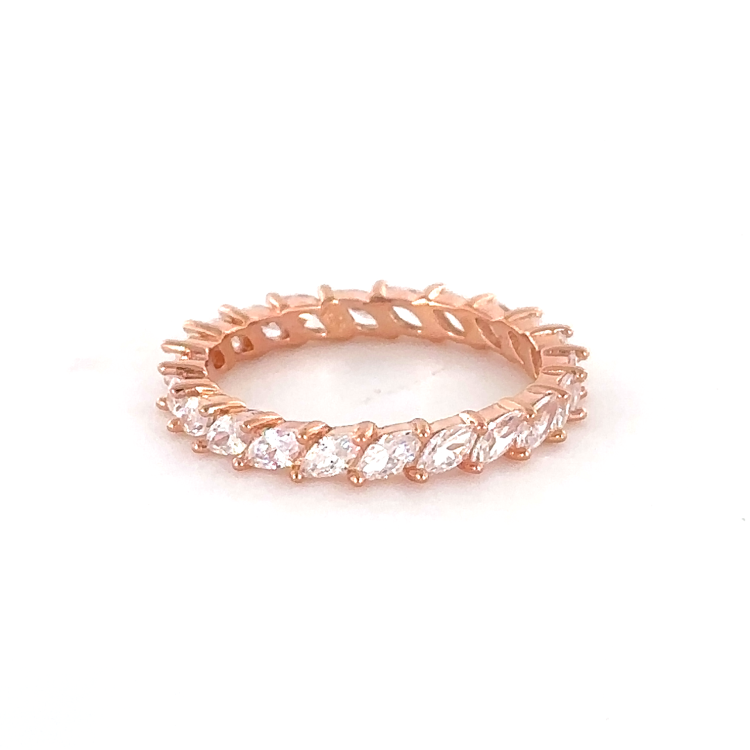 Sterling Silver Rose Gold Ring